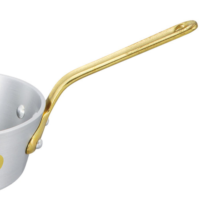 片手鍋21cm浅型ガス火専用プロキングテーパー付き中尾アルミ日本製