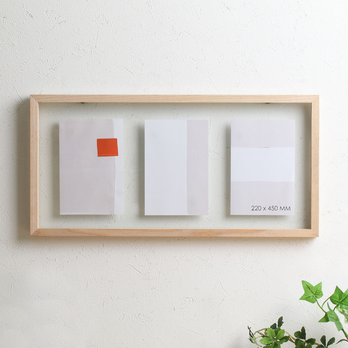 フォトフレーム CAN-04 ポストカードサイズ 3連 – ハウジー