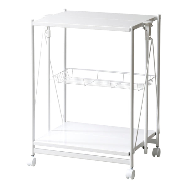 キッチンワゴン幅56cm折りたたみ式フォールディングワゴン