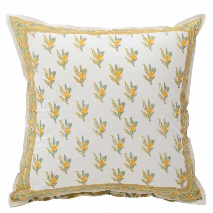 クッションカバーブロックプリントクッションカバー45×45cm