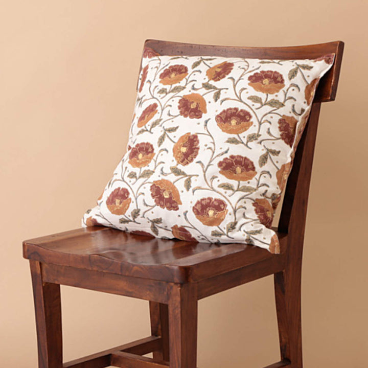 クッションカバーブロックプリントクッションカバー45×45cm