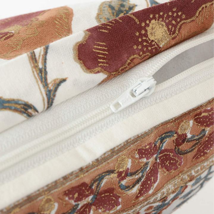 クッションカバーブロックプリントクッションカバー45×45cm