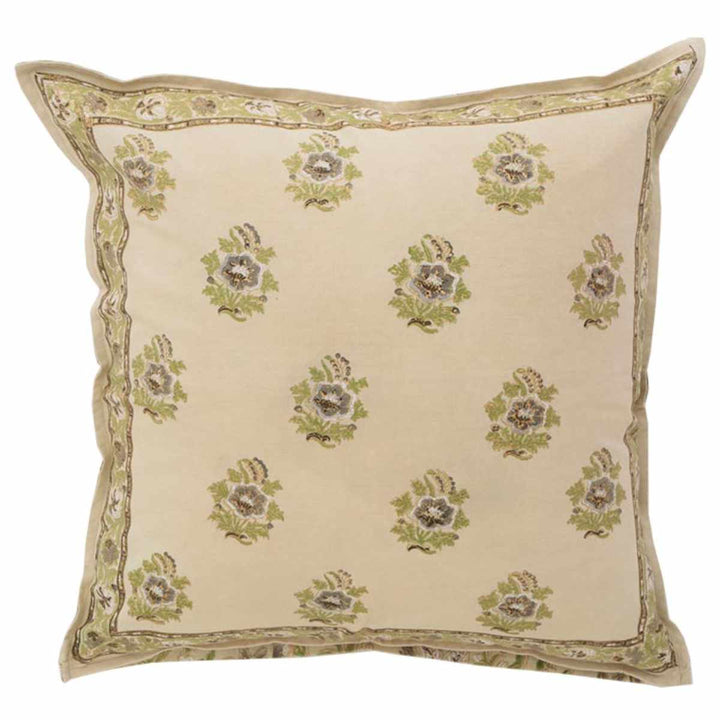 クッションカバーブロックプリントクッションカバー45×45cm