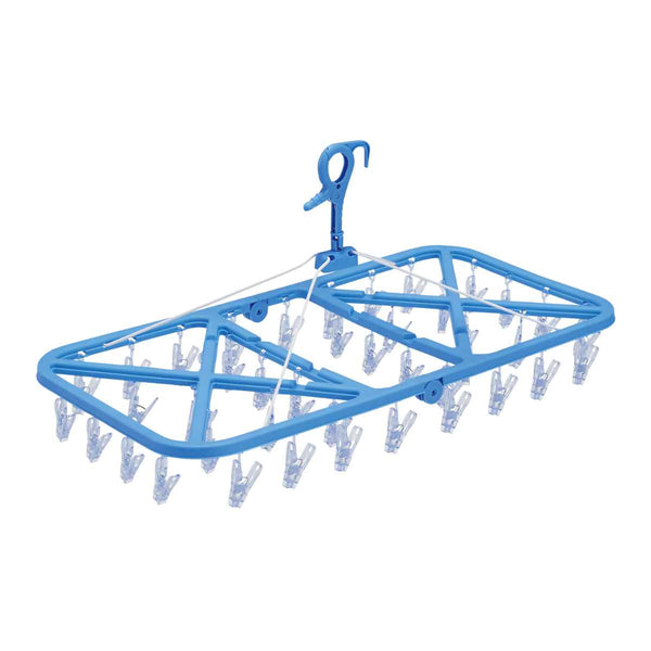 洗濯ハンガーPORISHピンチが割れにくい角ハンガー42ピンチ