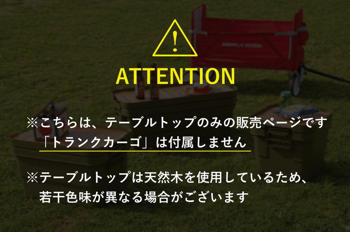 木天板トランクカーゴ30L対応テーブルトップ天板のみ