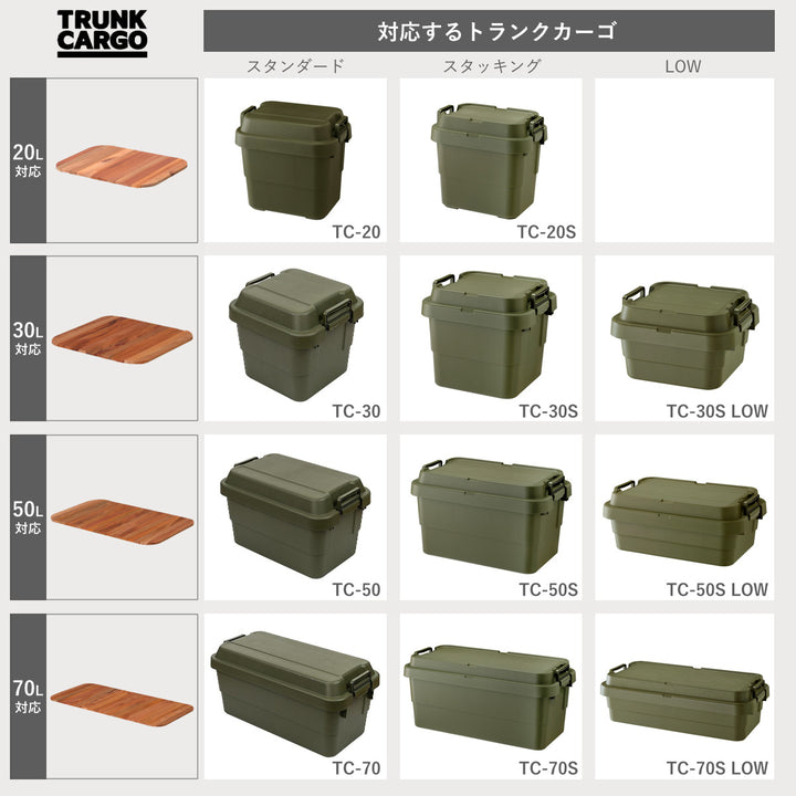 木天板トランクカーゴ50L対応テーブルトップ天板のみ