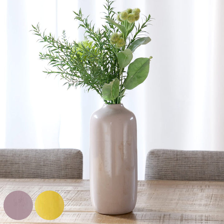 花瓶セラミックベース直径10×高さ23cm