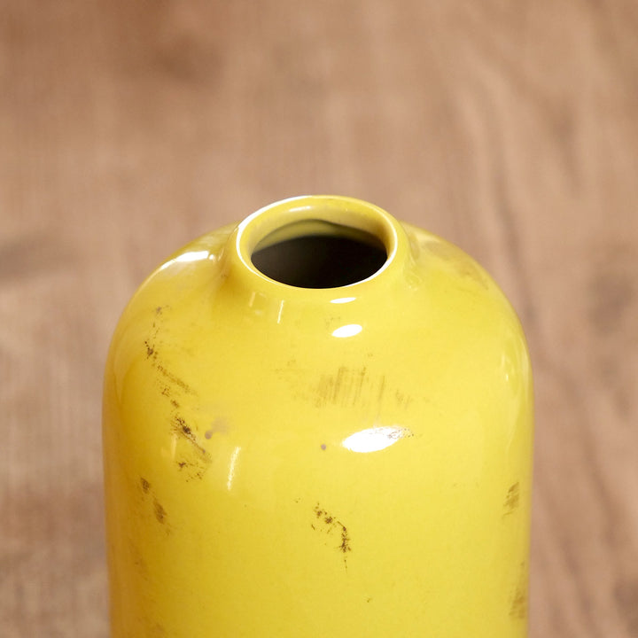 花瓶セラミックベース直径10×高さ23cm