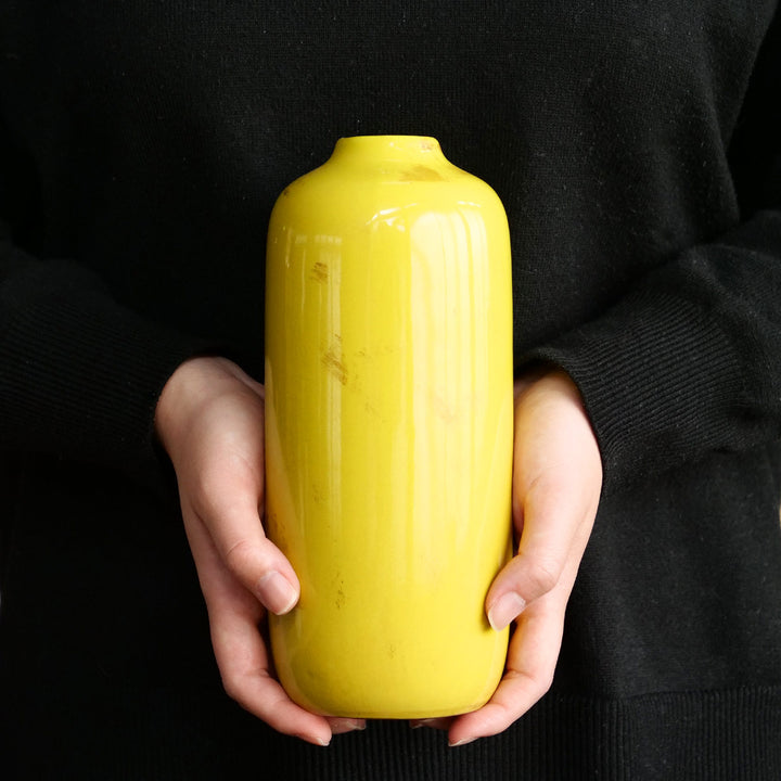 花瓶セラミックベース直径10×高さ23cm