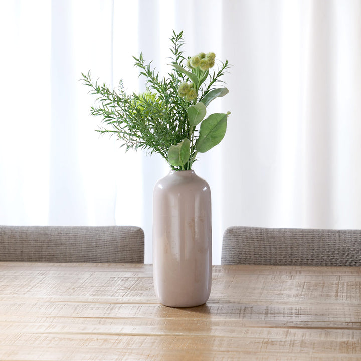 花瓶セラミックベース直径10×高さ23cm