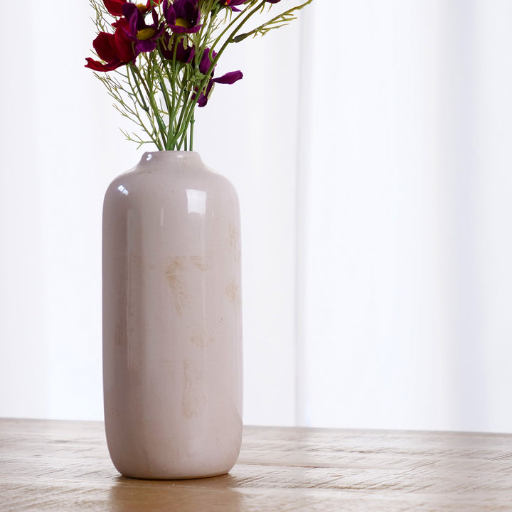 花瓶セラミックベース直径10×高さ23cm