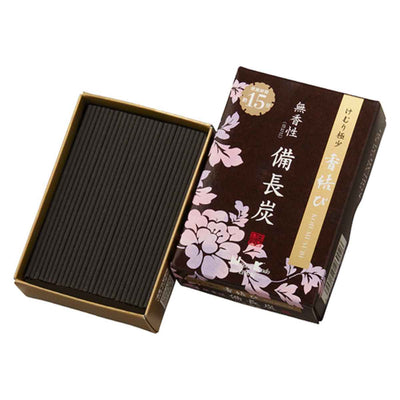 線香 香結び 無香性 備長炭 ミニ 60g