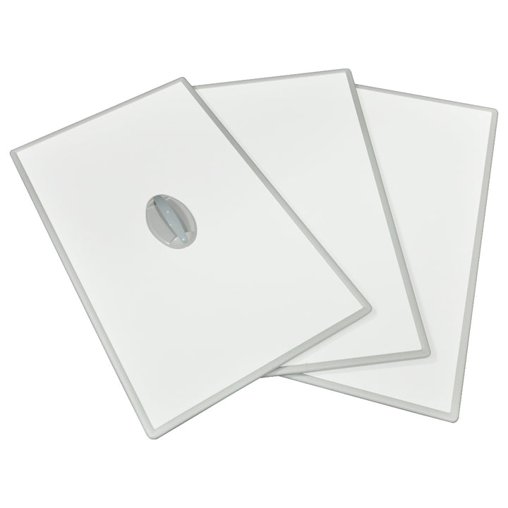 風呂ふた組み合わせ70×120cm用取っ手付きU123枚組Ag銀イオン日本製実寸68×117.9cm