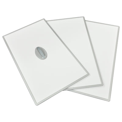 風呂ふた 組み合わせ 75×150cm 用 取っ手付き L15 3枚組 Ag銀イオン 日本製 実寸73×147.9cm