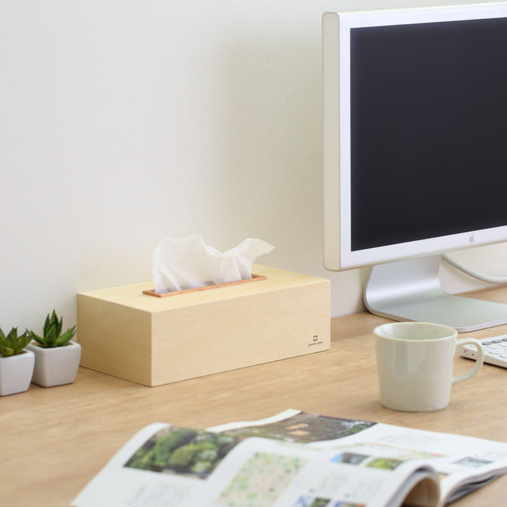 ティッシュケースKOGUCHI木製