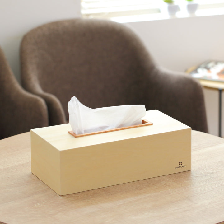 ティッシュケースKOGUCHI木製