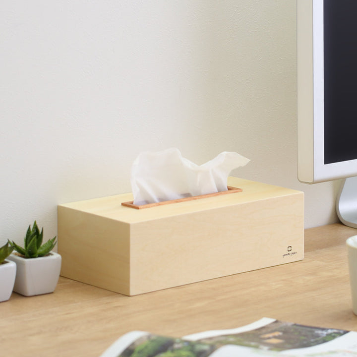 ティッシュケースKOGUCHI木製