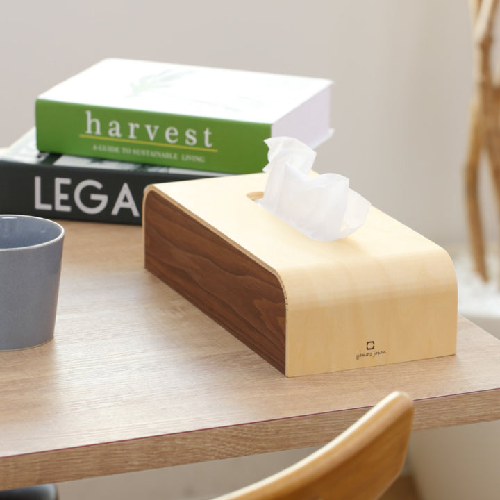 ティッシュケースCOLORBOXslim木製