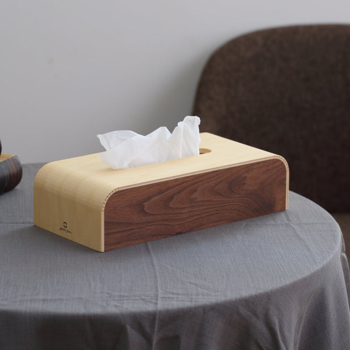 ティッシュケースCOLORBOXslim木製