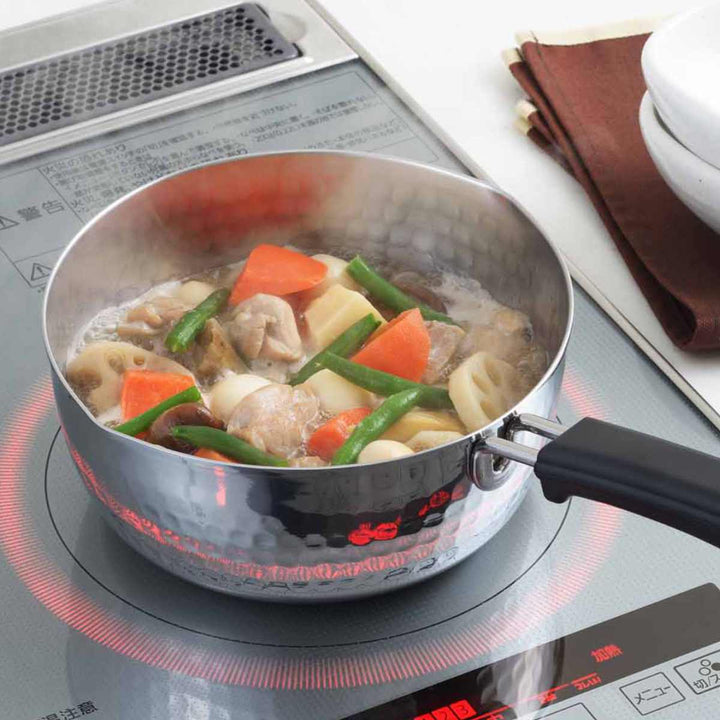 雪平鍋18cmIH対応味壱ステンレス日本製