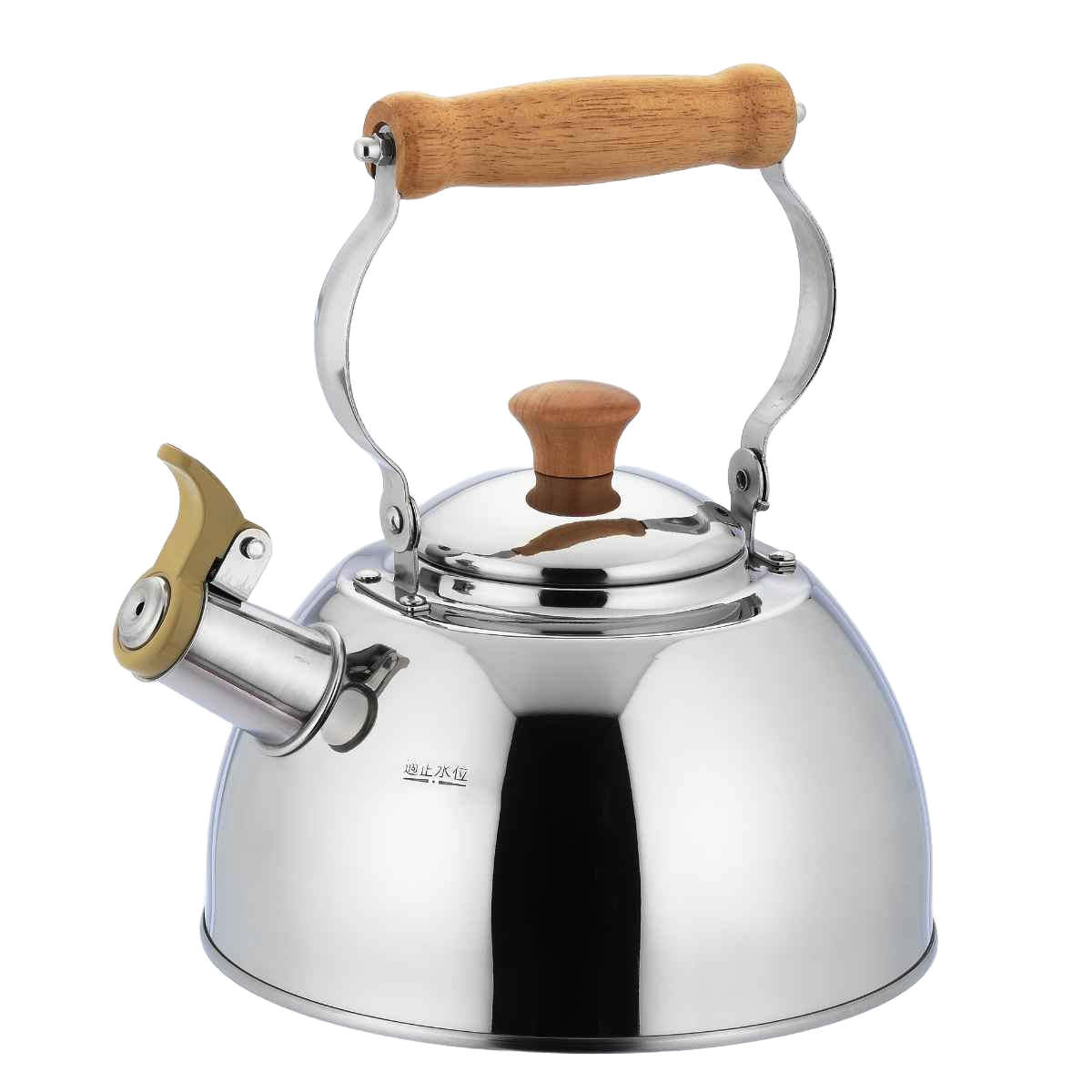 やかん 2.5L IH対応 笛吹きケトル 木柄ハンドル – ハウジー