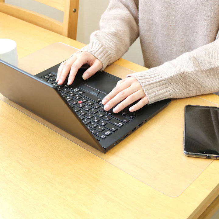 デスクマット29×58cmエアーが入らないデスクマット塩化ビニル樹脂