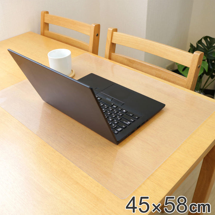 デスクマット45×58cmエアーが入らないデスクマット塩化ビニル樹脂