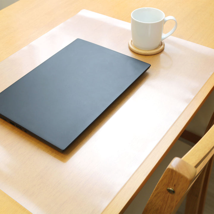 デスクマット45×58cmエアーが入らないデスクマット塩化ビニル樹脂