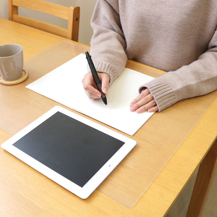 デスクマット45×58cmエアーが入らないデスクマット塩化ビニル樹脂