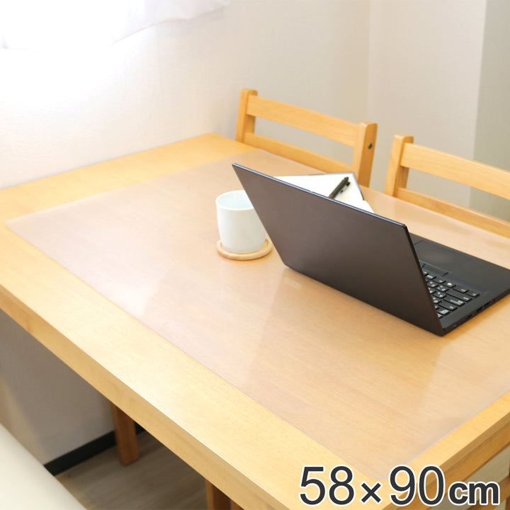 デスクマット58×90cmエアーが入らないデスクマット塩化ビニル樹脂