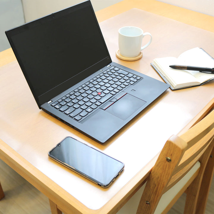 デスクマット58×90cmエアーが入らないデスクマット塩化ビニル樹脂