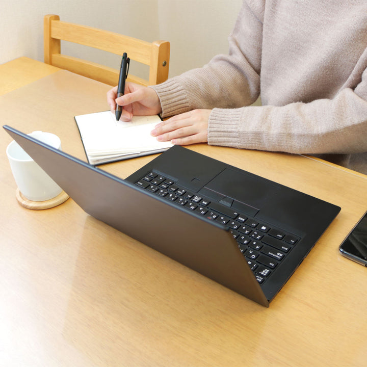 デスクマット58×90cmエアーが入らないデスクマット塩化ビニル樹脂