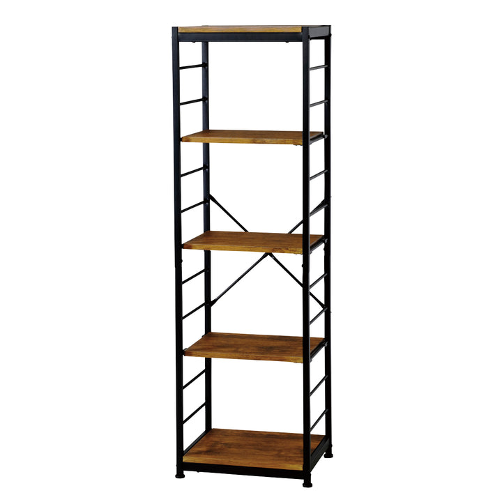 オープンラック5段幅44cmヴィンテージ調スリムタイプ