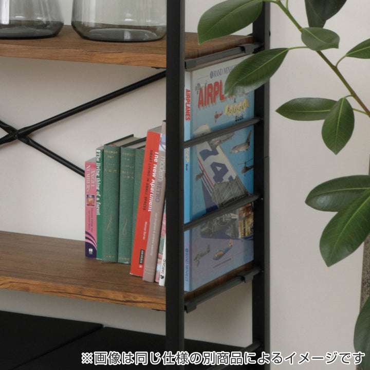 オープンラック6段幅84cmヴィンテージ調ワイドタイプ