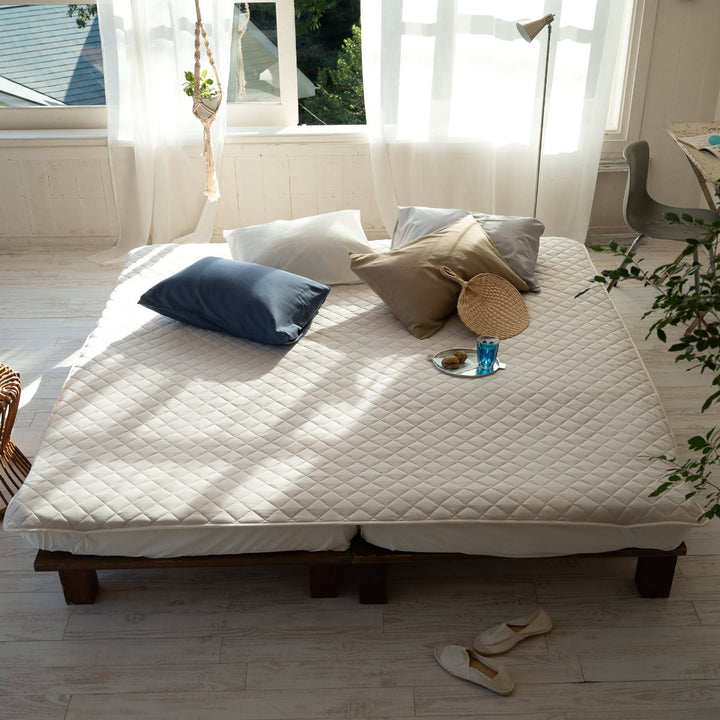 敷きパッドFabtheHomeセミダブルプレインニット