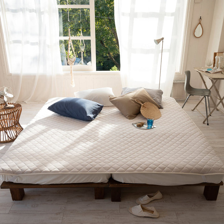 敷きパッドFabtheHomeダブルプレインニット