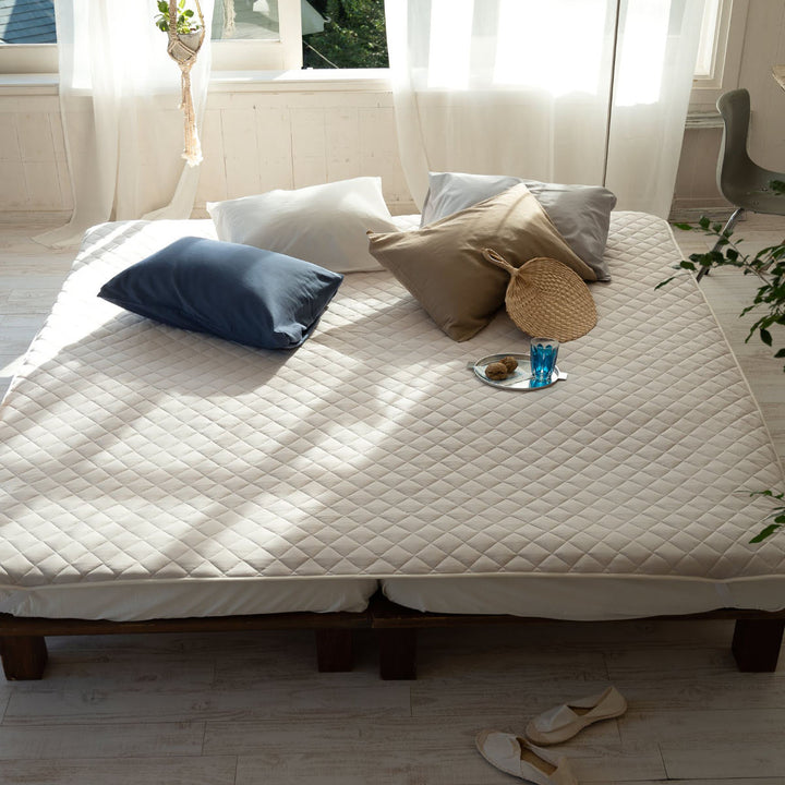 敷きパッドFabtheHomeダブルプレインニット