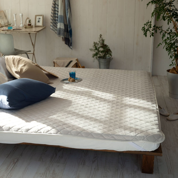 敷きパッドFabtheHomeワイドキングプレインニット