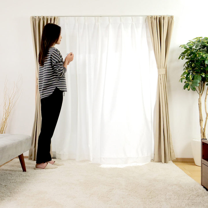 カーテン2枚組遮光1級ドレープカーテンベルーイ100×120cm100×135cm