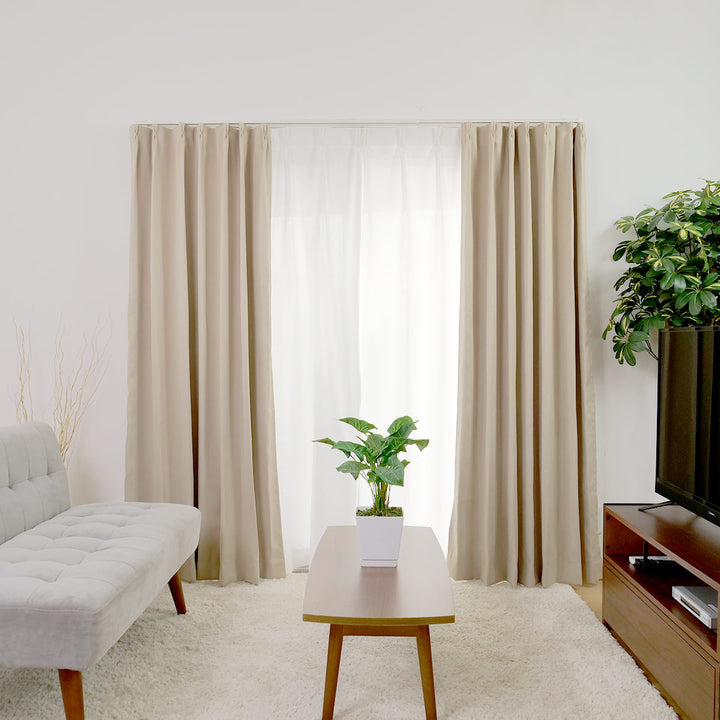 カーテン2枚組遮光1級ドレープカーテンベルーイ100×178cm100×190cm