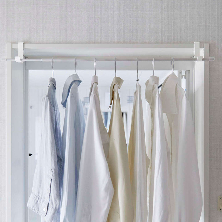 山崎実業tower室内物干しポールホルダータワー２個組