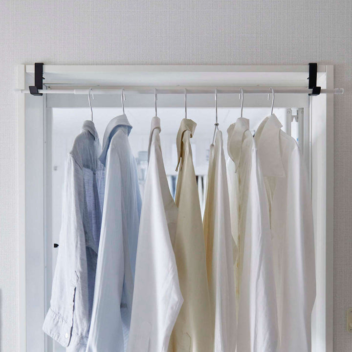 山崎実業tower室内物干しポールホルダータワー２個組