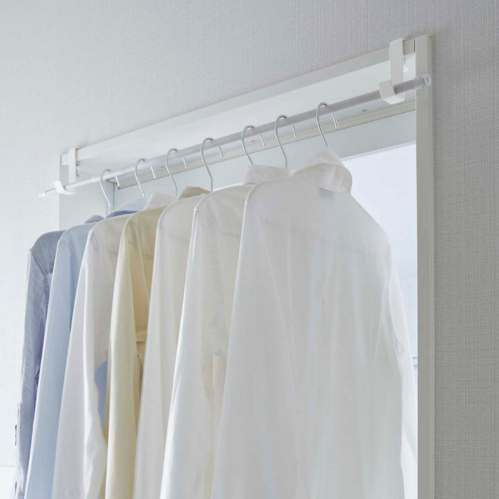 山崎実業tower室内物干しポールホルダータワー２個組