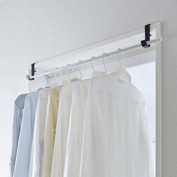 山崎実業tower室内物干しポールホルダータワー２個組