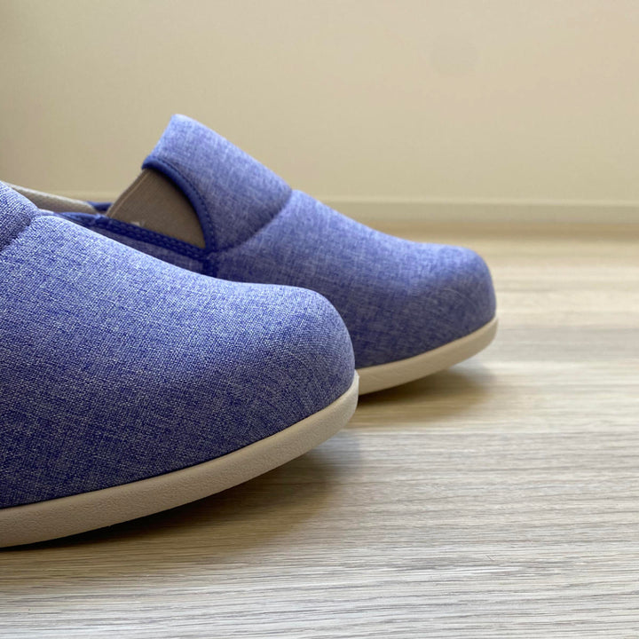 介護シューズあゆみゆったり簡単スリップオン両足3ES～LL施設用