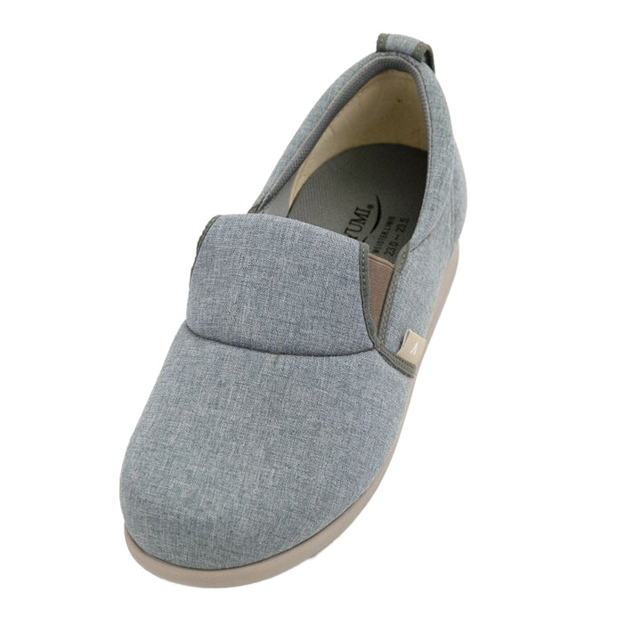 介護シューズあゆみゆったり簡単スリップオン左足3E3L～5L施設用