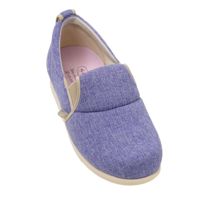 介護シューズあゆみゆったり簡単スリップオン右足3ES～LL施設用