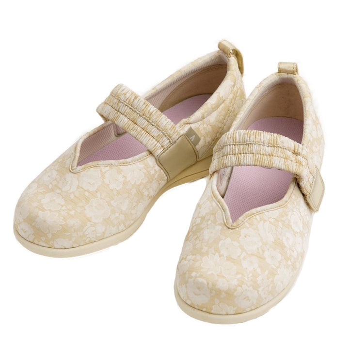 介護シューズあゆみマジックゴムバンド優両足3E3L施設用