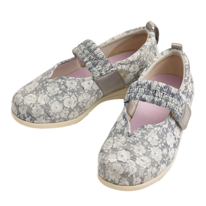 介護シューズあゆみマジックゴムバンド優両足3E3L施設用