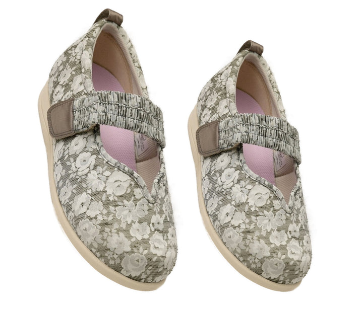 介護シューズあゆみマジックゴムバンド優右足3ES～3L施設用